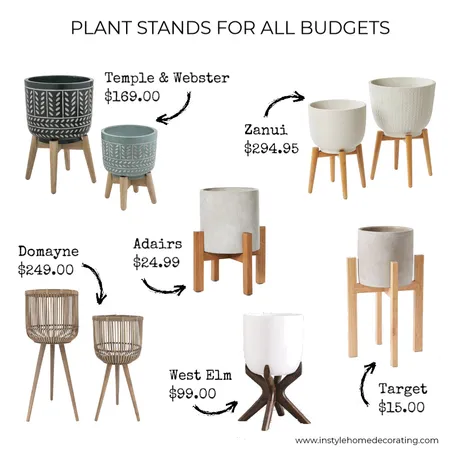 Plant Stands Interior Design Mood Board by braydee on Style Sourcebook
