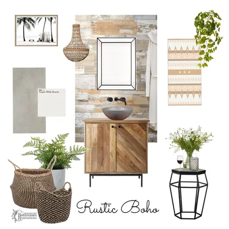 Rustic Boho - Bathroom Interior Design Mood Board by Northern Rivers Bathroom Renovations on Style Sourcebook