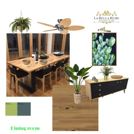 dining room Interior Design Mood Board by La Bella Rube Interior Styling on Style Sourcebook