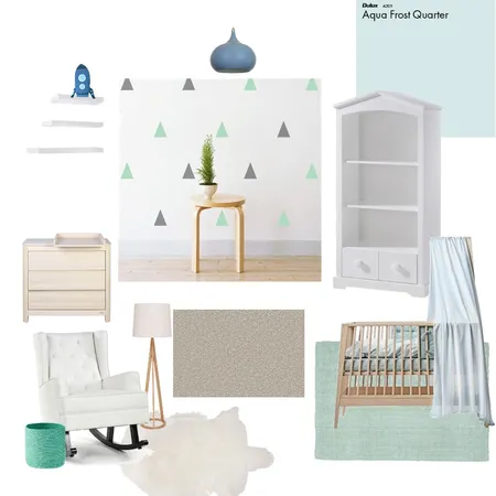 Baby Boy's Room Interior Design Mood Board by Meraldi on Style Sourcebook