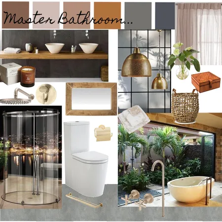 Master Bathroom Interior Design Mood Board by Kiara on Style Sourcebook