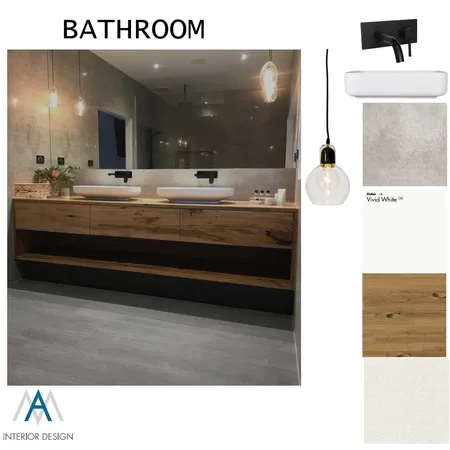 De Silva bathroom option 1 Interior Design Mood Board by AM Interior Design on Style Sourcebook