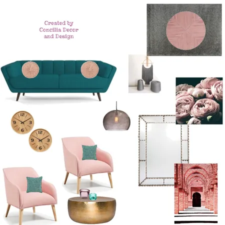 pinkfest Interior Design Mood Board by fatimangwenya on Style Sourcebook