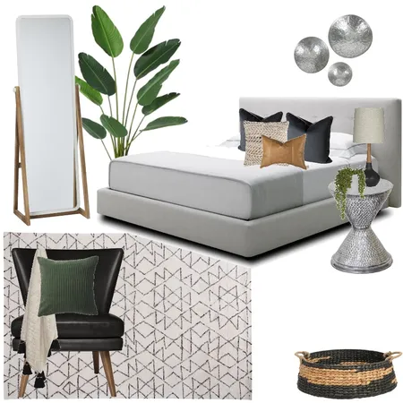 Tribal Bedroom Interior Design Mood Board by Ellens.edit on Style Sourcebook