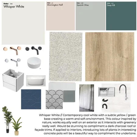 Whisper White Interior Design Mood Board by bob on Style Sourcebook