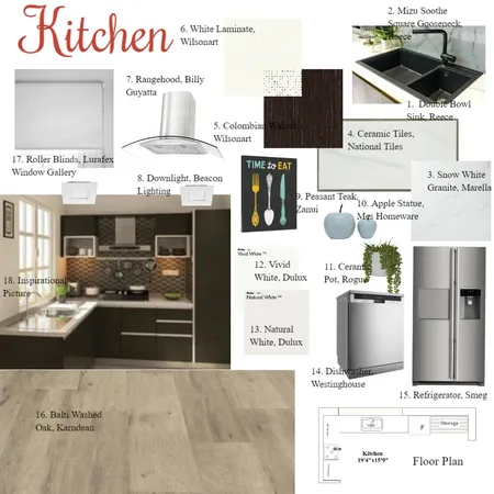 Kitchen Interior Design Mood Board by Bhakti Mehta on Style Sourcebook