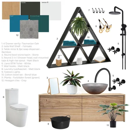 bathroom Interior Design Mood Board by Jolene on Style Sourcebook