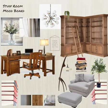 Study Room Mood Board Interior Design Mood Board by Oxana on Style Sourcebook