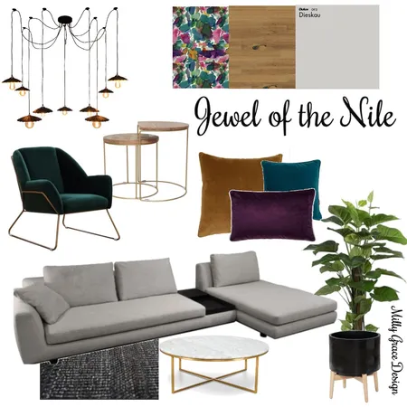 Jewel Tones Interior Design Mood Board by Louisebow on Style Sourcebook