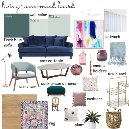 living room moodboard Interior Design Mood Board by kleoniki on Style Sourcebook