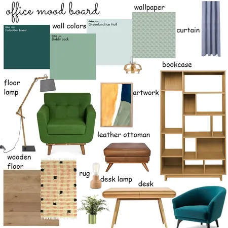 office moodboard Interior Design Mood Board by kleoniki on Style Sourcebook