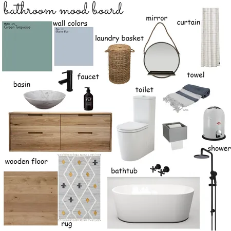 bathroom Interior Design Mood Board by kleoniki on Style Sourcebook