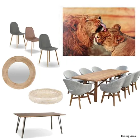 Dining Area Rev 2 Interior Design Mood Board by Paballo on Style Sourcebook
