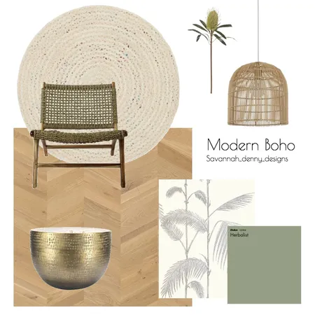Modern Boho Interior Design Mood Board by Savannah_denny_designs on Style Sourcebook