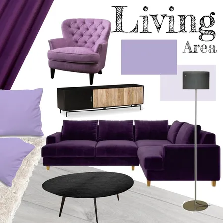 Living Area Interior Design Mood Board by jrandle on Style Sourcebook