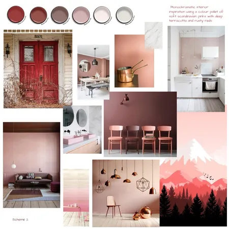 Monochromatic House using Red Interior Design Mood Board by Bluebell Revival on Style Sourcebook