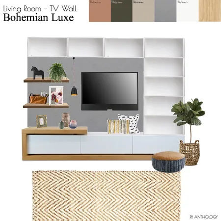 M&amp;B LIVING - TV WALL Interior Design Mood Board by patrikbosen on Style Sourcebook