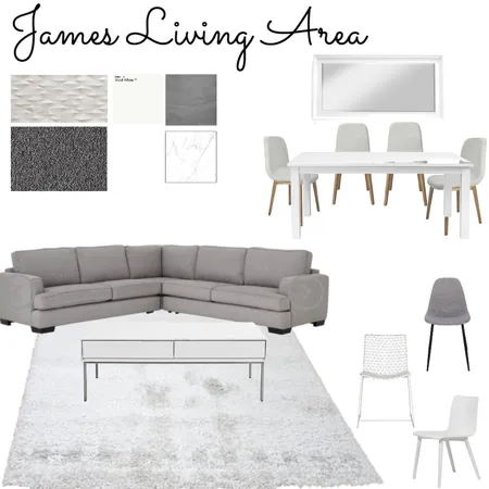 James Living Area Interior Design Mood Board by ChampagneAndCoconuts on Style Sourcebook