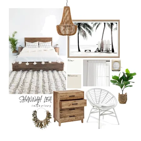 Boho Bed Interior Design Mood Board by Shannah Lea Interiors on Style Sourcebook