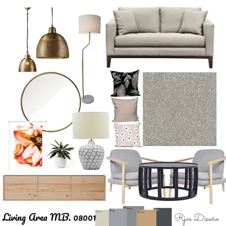 Living Area Interior Design Mood Board by tonigreen on Style Sourcebook