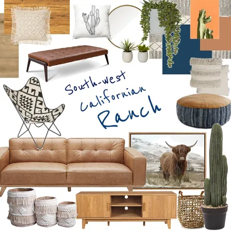 South West Californian Ranch Interior Design Mood Board by TamaraAbeska on Style Sourcebook