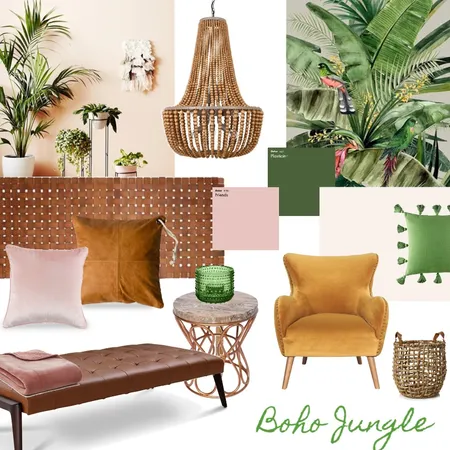 Boho Jungle Interior Design Mood Board by karla-jane on Style Sourcebook