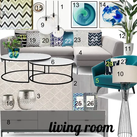 living room 2 Interior Design Mood Board by julita on Style Sourcebook