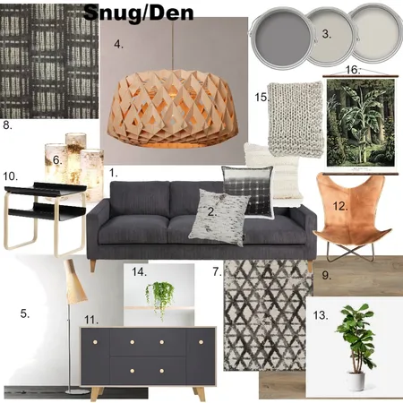 Snug/Den Interior Design Mood Board by HelenOg73 on Style Sourcebook