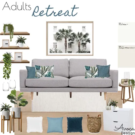 Adults retreat Interior Design Mood Board by Avoca Design on Style Sourcebook