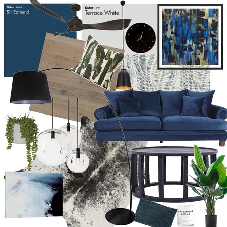 Feeling Blue Interior Design Mood Board by elizablain on Style Sourcebook