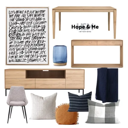 Reynolds - Living/ Dining Room Interior Design Mood Board by Hope & Me Interiors on Style Sourcebook
