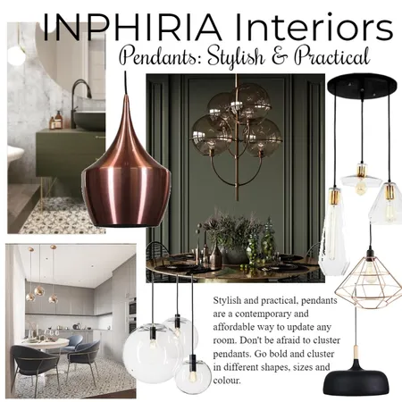 Pendants: Stylish &amp; Practical Interior Design Mood Board by inphiriainteriors on Style Sourcebook