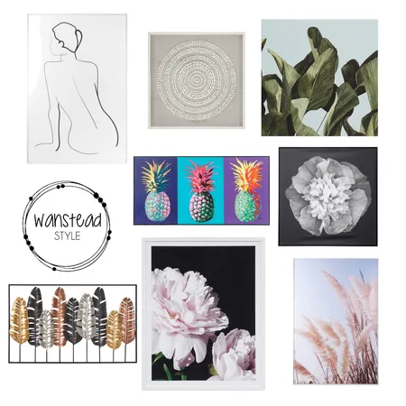 Wall Art Interior Design Mood Board by WansteadStyle on Style Sourcebook