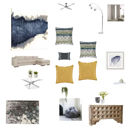 Assignment # 9 - Presenting Ideas  - Living Room / Design Board Interior Design Mood Board by Infinity Design on Style Sourcebook
