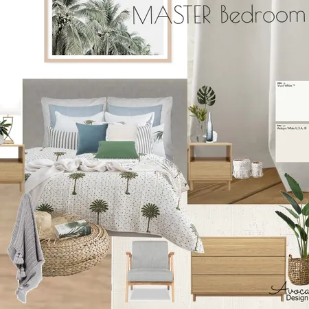 Master Bedroom Interior Design Mood Board by Avoca Design on Style Sourcebook