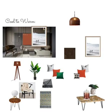 Cool to Warm Interior Design Mood Board by obelladesign on Style Sourcebook