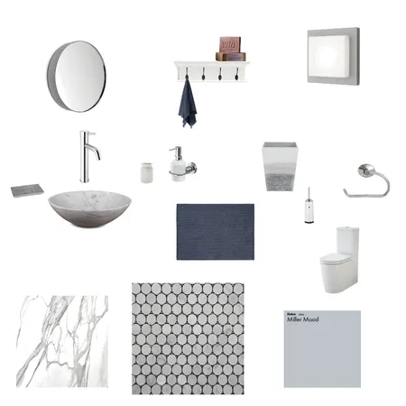 Assignment # 9 - Presenting Ideas  -  Bathroom / Design Board Interior Design Mood Board by Infinity Design on Style Sourcebook