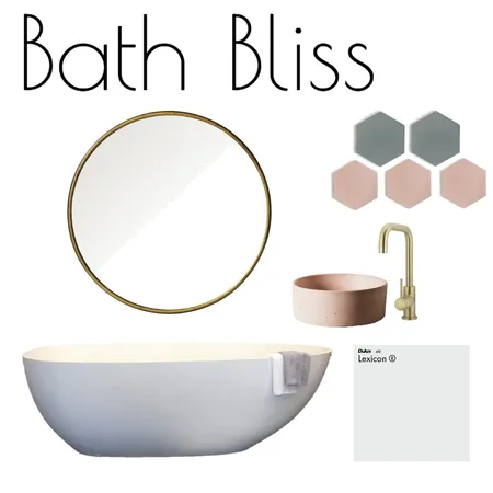 Bath Bliss Interior Design Mood Board by SallySeashells on Style Sourcebook