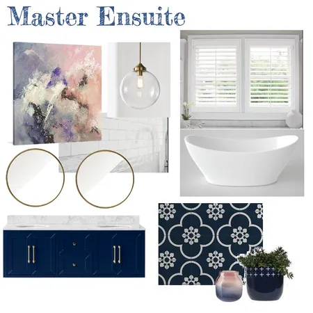 Master Ensuite (Navy) Interior Design Mood Board by aphraell on Style Sourcebook