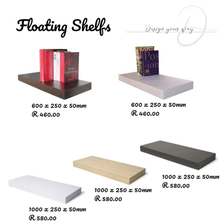 Floating Shelfs Interior Design Mood Board by Jules on Style Sourcebook