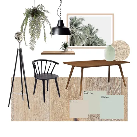 Palm Dining Room Interior Design Mood Board by georgiawinrow on Style Sourcebook