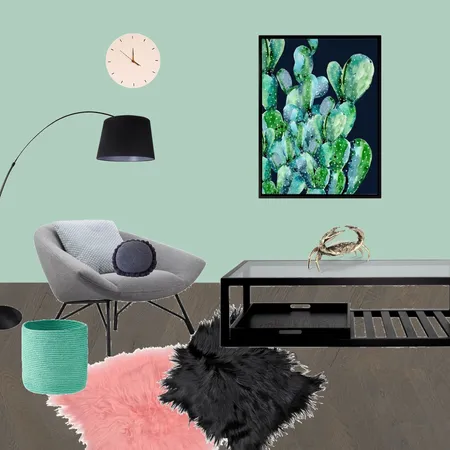 Close up painting chair greens blacks Interior Design Mood Board by azhara on Style Sourcebook