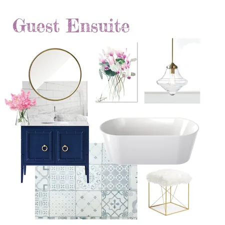 Guest Ensuite (Navy) Interior Design Mood Board by aphraell on Style Sourcebook