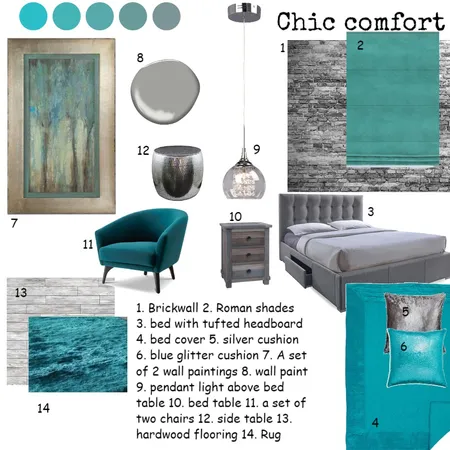 Master bedroom Interior Design Mood Board by amyghadieh on Style Sourcebook