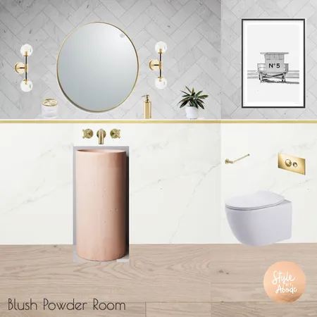 Powder room Interior Design Mood Board by Style My Abode Ltd on Style Sourcebook