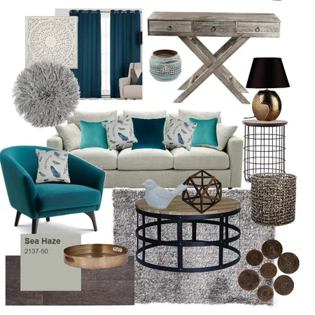 Living Room Module 9 Assignment Interior Design Mood Board by Bercier on Style Sourcebook