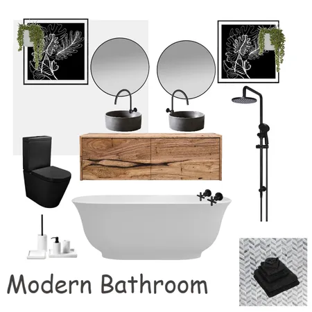 Modern Bathroom Interior Design Mood Board by lovettdesigns on Style Sourcebook