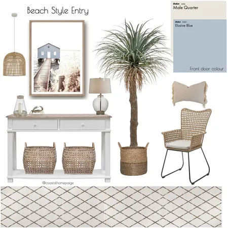 Beach style entry Interior Design Mood Board by CoastalHomePaige on Style Sourcebook