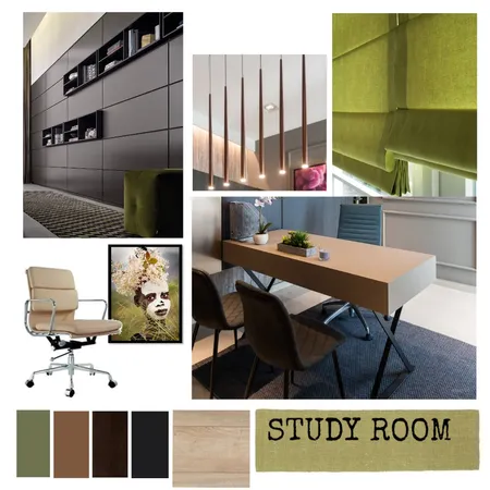 Study Room Interior Design Mood Board by happyrachel on Style Sourcebook