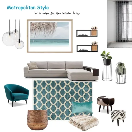 Metropolitan Style Interior Design Mood Board by vdeman on Style Sourcebook